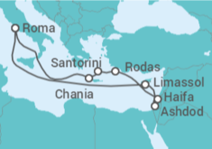 Itinerario del Crucero Chipre,  Grecia - Royal Caribbean