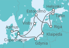 Itinerario del Crucero Finlandia, Estonia, Letonia, Suecia - Royal Caribbean