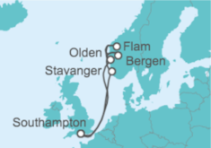 Itinerario del Crucero Noruega - Royal Caribbean