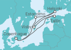 Itinerario del Crucero Capitales Bálticas - Royal Caribbean