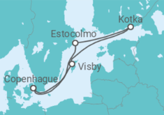 Itinerario del Crucero Capitales Bálticas - Royal Caribbean