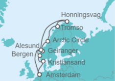 Itinerario del Crucero Noruega - Royal Caribbean
