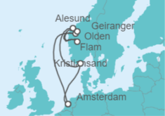 Itinerario del Crucero Noruega - Royal Caribbean