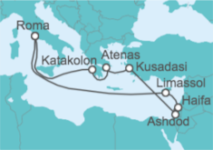 Itinerario del Crucero Chipre,  Turquía, Grecia - Celebrity Cruises