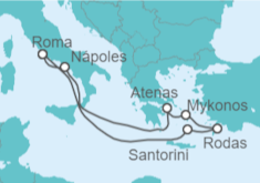 Itinerario del Crucero Grecia, Italia - Celebrity Cruises