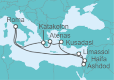 Itinerario del Crucero Grecia, Turquía,  Chipre - Celebrity Cruises