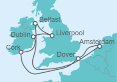 Itinerario del Crucero Reino Unido, Irlanda - Celebrity Cruises