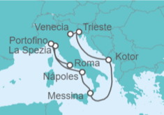 Itinerario del Crucero Italia, Montenegro - Celebrity Cruises