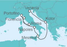 Itinerario del Crucero Italia, Montenegro - Celebrity Cruises