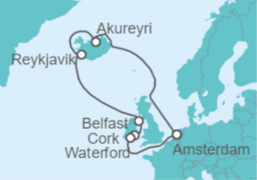 Itinerario del Crucero Islandia - Celebrity Cruises