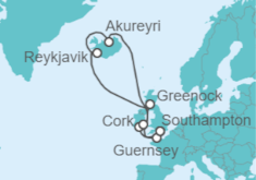 Itinerario del Crucero Guernsey, Islandia, Reino Unido - Celebrity Cruises