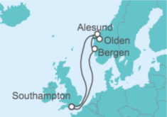 Itinerario del Crucero Noruega - Royal Caribbean