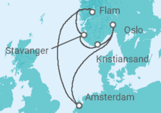 Itinerario del Crucero Noruega - Holland America Line