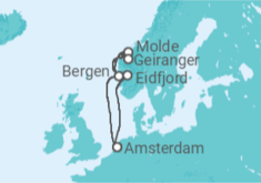 Itinerario del Crucero Noruega - Holland America Line
