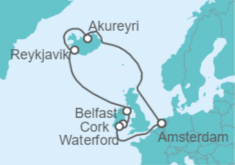Itinerario del Crucero Islandia - Royal Caribbean