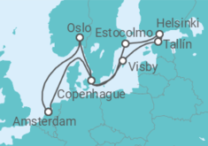 Itinerario del Crucero Suecia, Finlandia, Estonia, Noruega - Celebrity Cruises