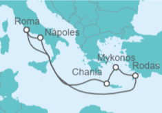 Itinerario del Crucero Italia, Grecia - Celebrity Cruises