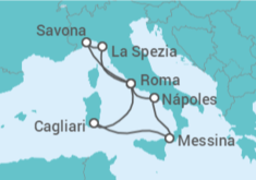 Itinerario del Crucero Italia - Costa Cruceros