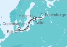 Itinerario del Crucero Finlandia, Rusia, Estonia, Alemania - MSC Cruceros