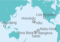 Itinerario del Crucero Hawai - Oceania Cruises