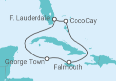 Itinerario del Crucero Islas Caimán, Jamaica - Royal Caribbean