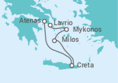 Itinerario del Crucero Egeo Idílico - Celestyal Cruises
