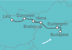 Itinerario del Crucero Hungría, Austria - Crystal Cruises