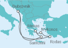 Itinerario del Crucero Islas Griegas - Celebrity Cruises