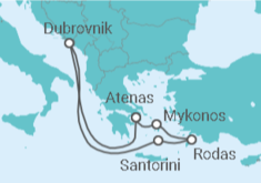 Itinerario del Crucero Islas Griegas - Celebrity Cruises