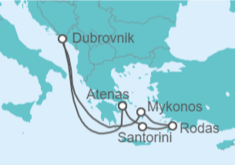 Itinerario del Crucero Islas Griegas - Celebrity Cruises