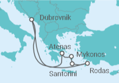 Itinerario del Crucero Islas Griegas - Celebrity Cruises