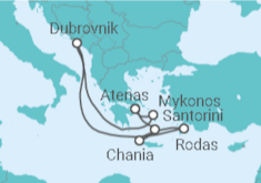 Itinerario del Crucero Islas Griegas - Celebrity Cruises