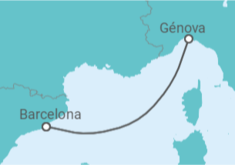Itinerario del Crucero Italia TI - MSC Cruceros
