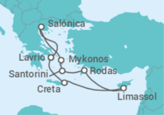 Itinerario del Crucero Archipiélago Legendario - Celestyal Cruises