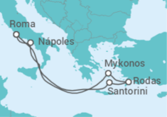 Itinerario del Crucero Grecia, Italia - Vuelos incluidos - Celebrity Cruises
