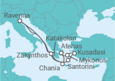 Itinerario del Crucero Grecia, Turquía - Vuelos incluidos - Celebrity Cruises