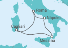 Itinerario del Crucero Italia - Costa Cruceros