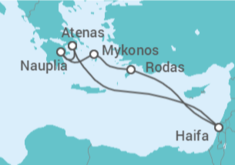 Itinerario del Crucero  Grecia - Holland America Line