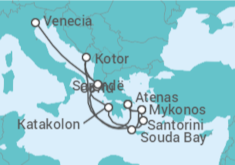 Itinerario del Crucero Desde Atenas a Venecia - Holland America Line