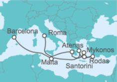 Itinerario del Crucero Grecia, Malta - Celebrity Cruises