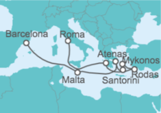 Itinerario del Crucero Grecia, Malta - Celebrity Cruises