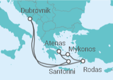 Itinerario del Crucero Islas Griegas - Celebrity Cruises