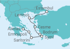 Itinerario del Crucero Turquía, Grecia - Seabourn