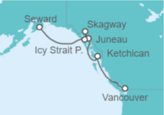 Itinerario del Crucero Alaska - Regent Seven Seas