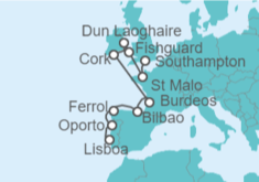 Itinerario del Crucero Desde Lisboa a Southampton (Londres) - Regent Seven Seas