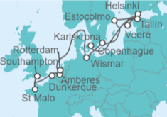 Itinerario del Crucero Desde Southampton (Londres) a Copenhague - Regent Seven Seas