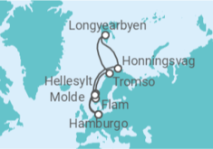 Itinerario del Crucero Noruega - MSC Cruceros