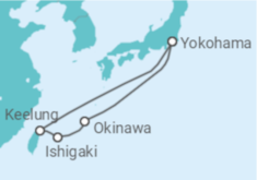 Itinerario del Crucero Japón, Taiwán - Princess Cruises
