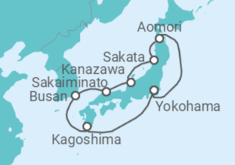 Itinerario del Crucero Corea Del Sur, Japón - Princess Cruises