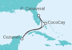 Itinerario del Crucero México - Royal Caribbean